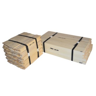 Lindenrohlinge für Rahmen - Langstroth 232 - Hoffman